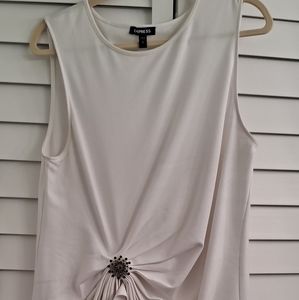 Blouse White Sleeveless